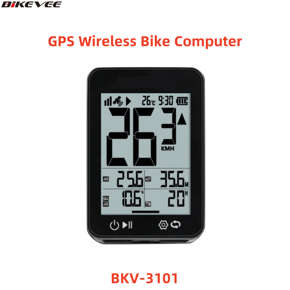 Cycling Gear Rack - New Wireless Bike Computer USB-C Rechargeable