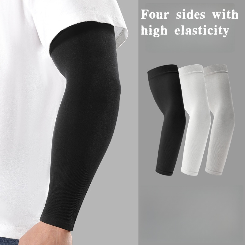 Cycling Gears - 2pcs Ice Silk Arm Sleeves, Breathable