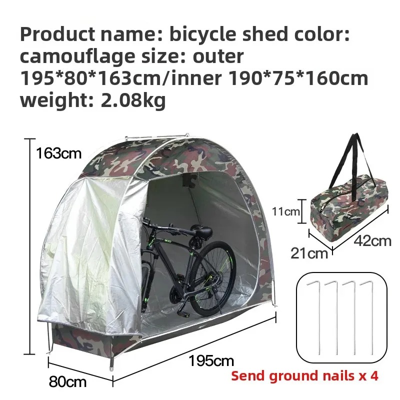 Portable Outdoor Bike Shelter  - Cycling Gear Needed ulasan dan harga