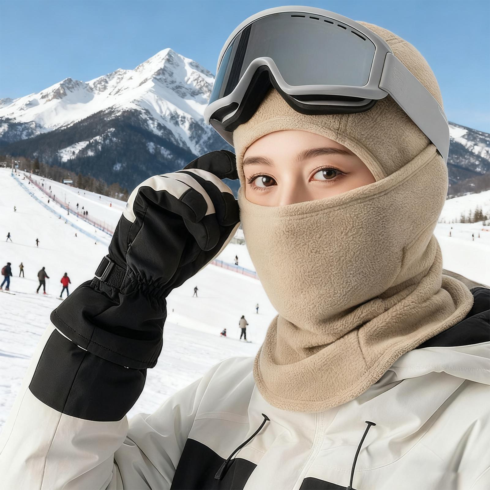 Beanie Hat Neck Warmer Hood Ge - Cycling Gear Cold Weather ulasan dan harga