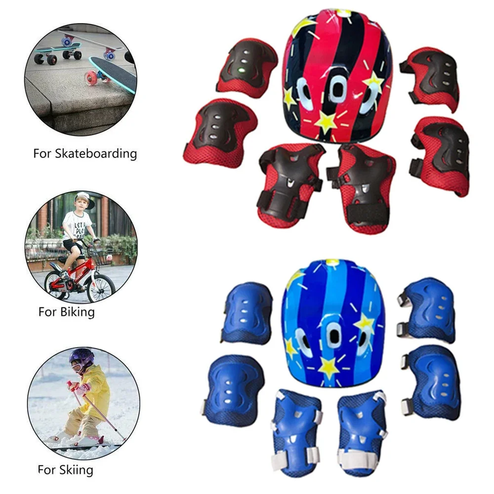 Adjustable Kids Helmet and Kne - Cycling Protective Gear For Kids ulasan dan harga