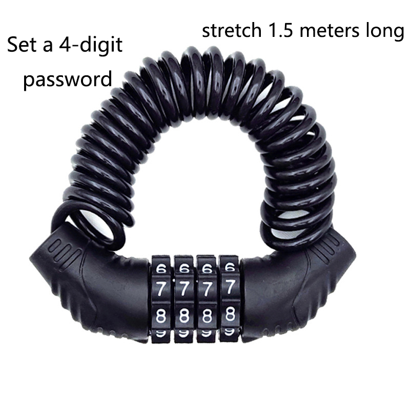 Portable Password Wire Anti-Th - Cycling Gear Sale ulasan dan harga