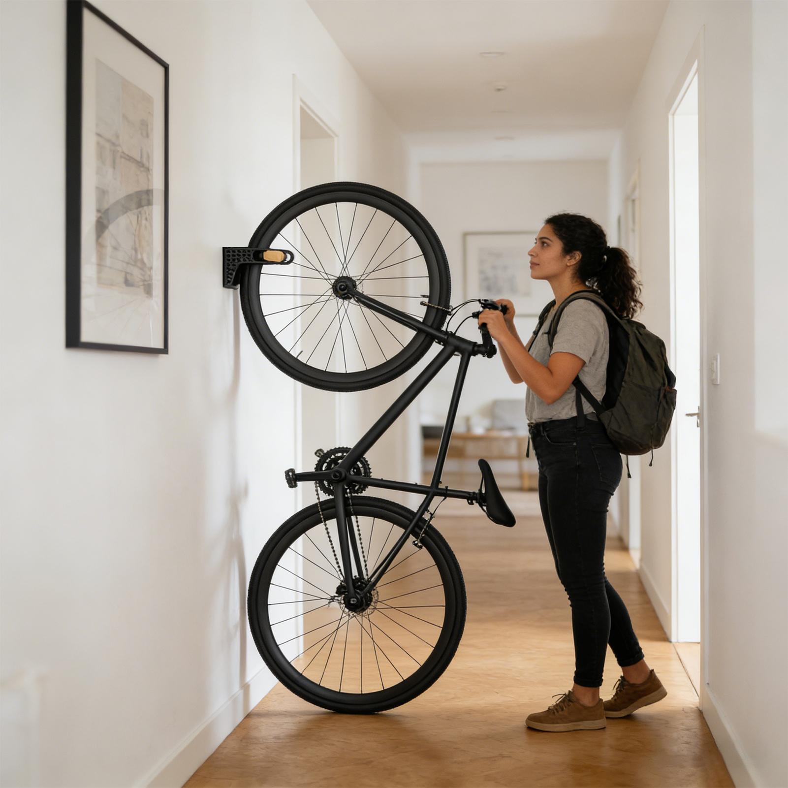 Road Bike Hanging Rack Wall Bi - Cycling Gear Rack ulasan dan harga