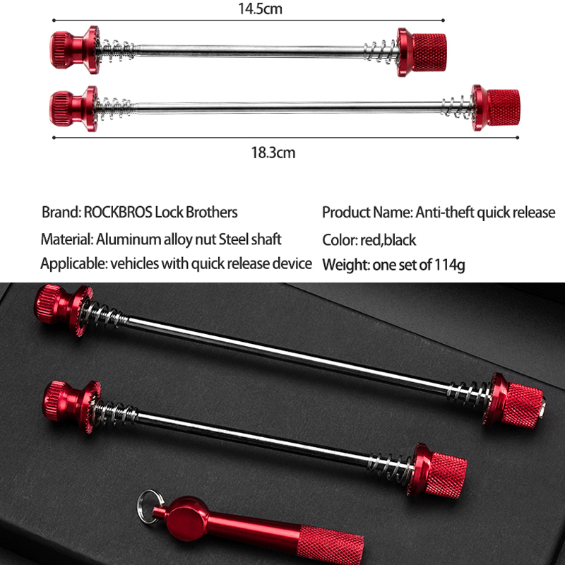 ROCKBROS Bike Quick Release Bi - Quick Release Skewer ulasan dan harga