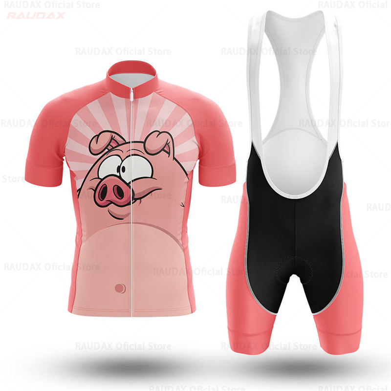 Men's Funny Pig Cartoon Anime  - Cycling Gear Lycra ulasan dan harga