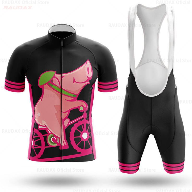 Men's Funny Pig Cartoon Anime  - Cycling Gear Lycra ulasan dan harga