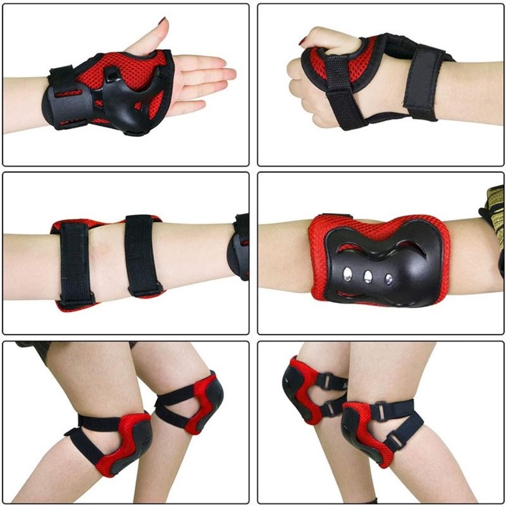 Kids Helmet Knee Elbow Pads Wr - Cycling Protective Gear For Kids ulasan dan harga