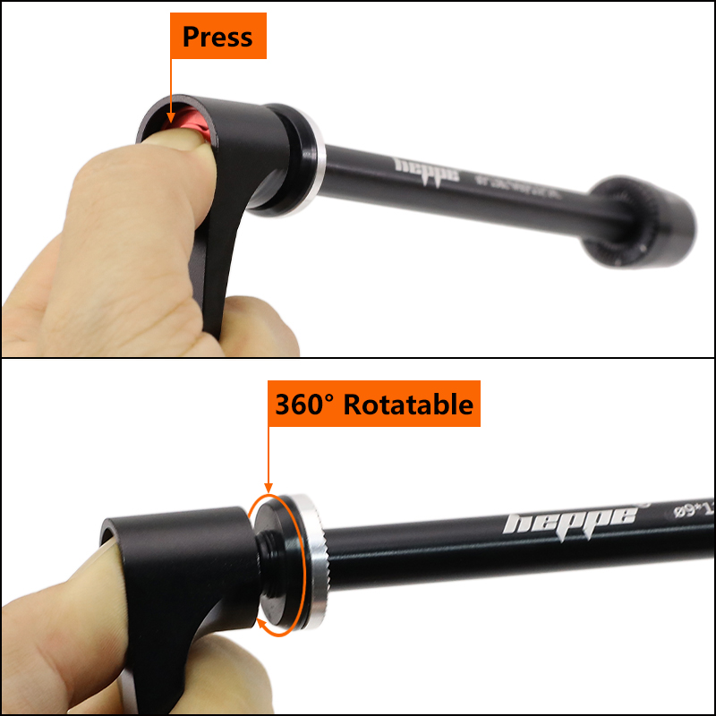 HEPPE Bike Thru Axle 9x100 10x - Quick Release Skewer ulasan dan harga