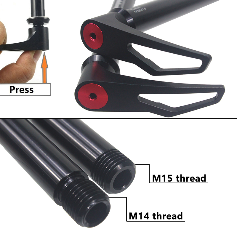 HEPPE Bicycle Thru Axle Front  - Quick Release Skewer ulasan dan harga