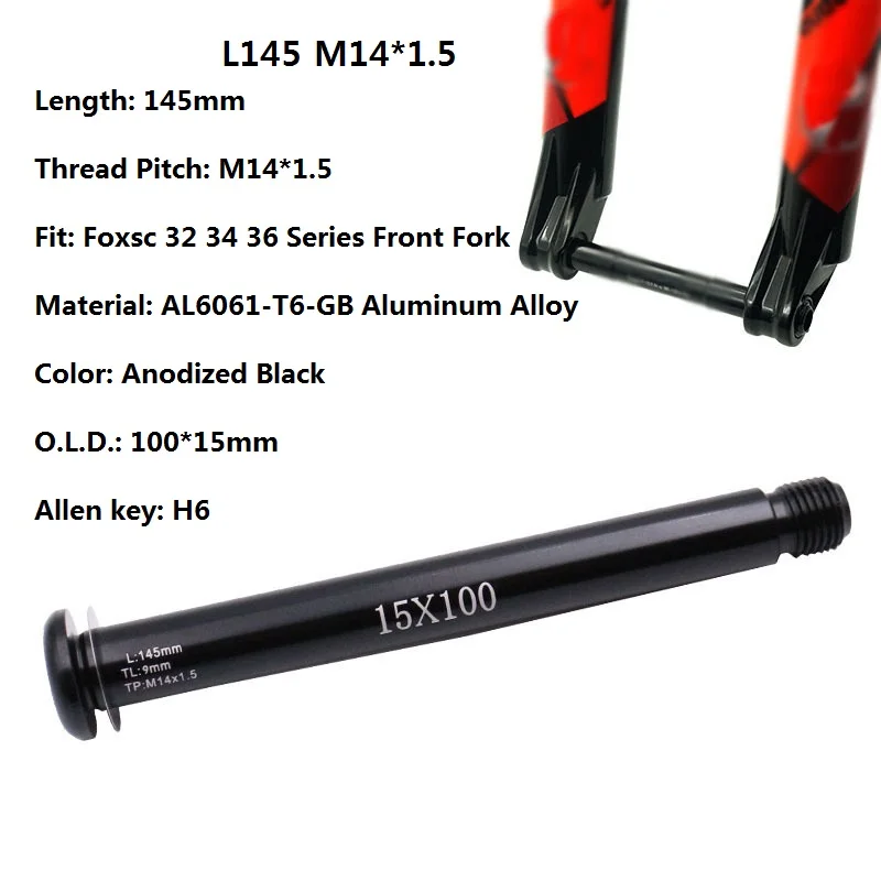 Bicycle Thru Axle 100/110 Wide - Quick Release Skewer ulasan dan harga