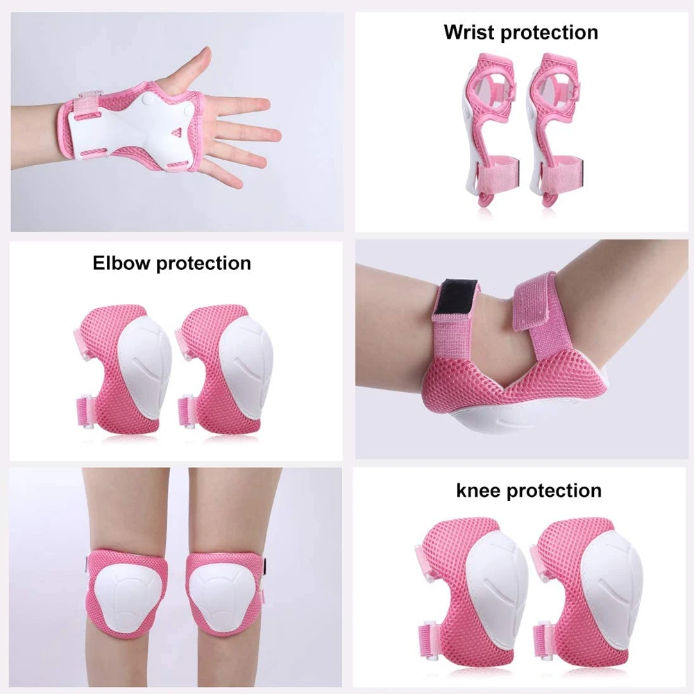 GOMOREON 6Pcs/Set Kids Knee Pa - Cycling Protective Gear For Kids ulasan dan harga