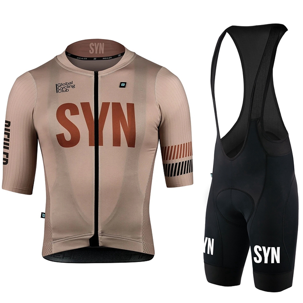 SYN Brown Cycling Clothing men - Cycling Gear Sale ulasan dan harga