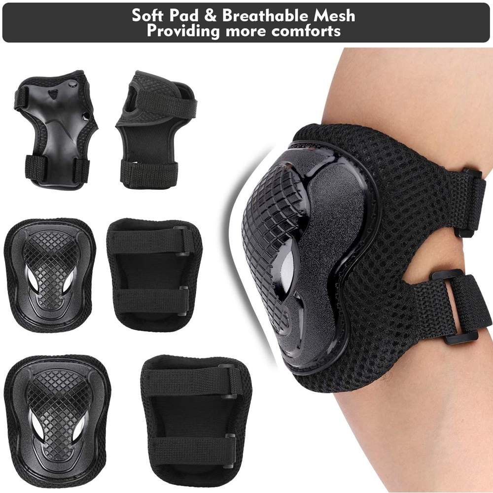 GOMOREON 6Pcs/Set Kids Safety  - Cycling Protective Gear For Kids ulasan dan harga
