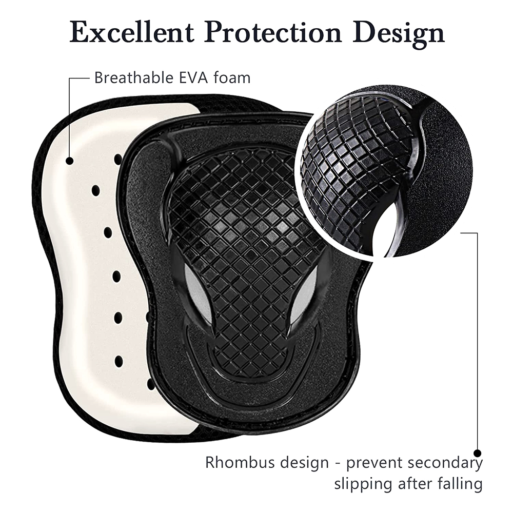 GOMOREON 6Pcs/Set Kids Safety  - Cycling Protective Gear For Kids ulasan dan harga