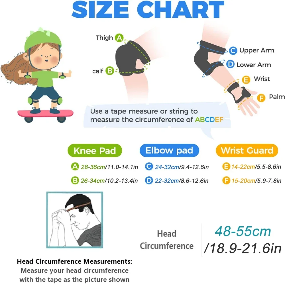Kids Bike Helmet Knee Elbow Wr - Cycling Protective Gear For Kids ulasan dan harga