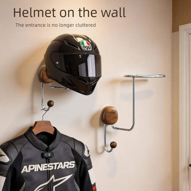 Wall Mount Helmet Storage Rack - Cycling Gear Rack ulasan dan harga