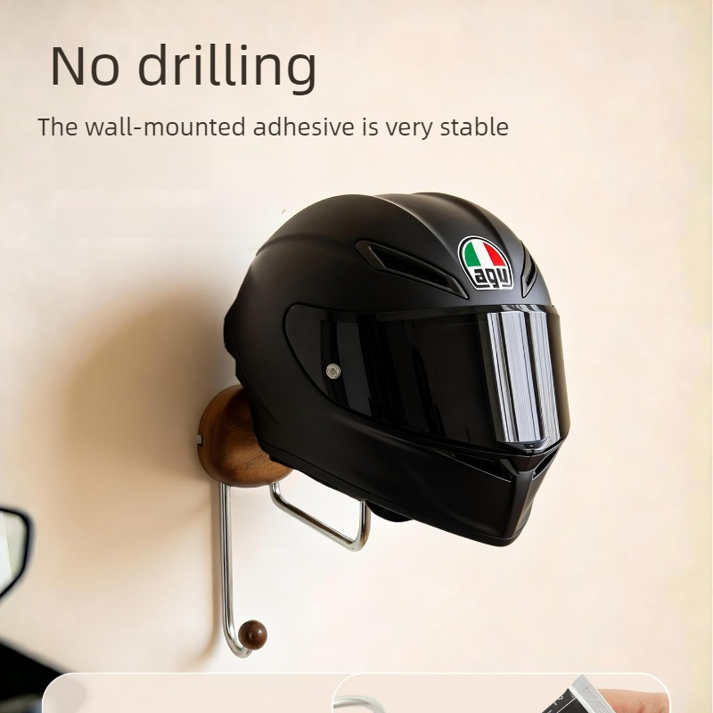 Wall Mount Helmet Storage Rack - Cycling Gear Rack ulasan dan harga