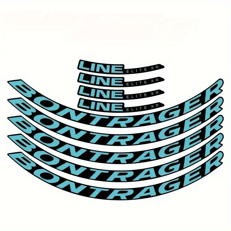 9Pcs 2D Helmet Stickers Bontra - Cycling Gear Sale ulasan dan harga
