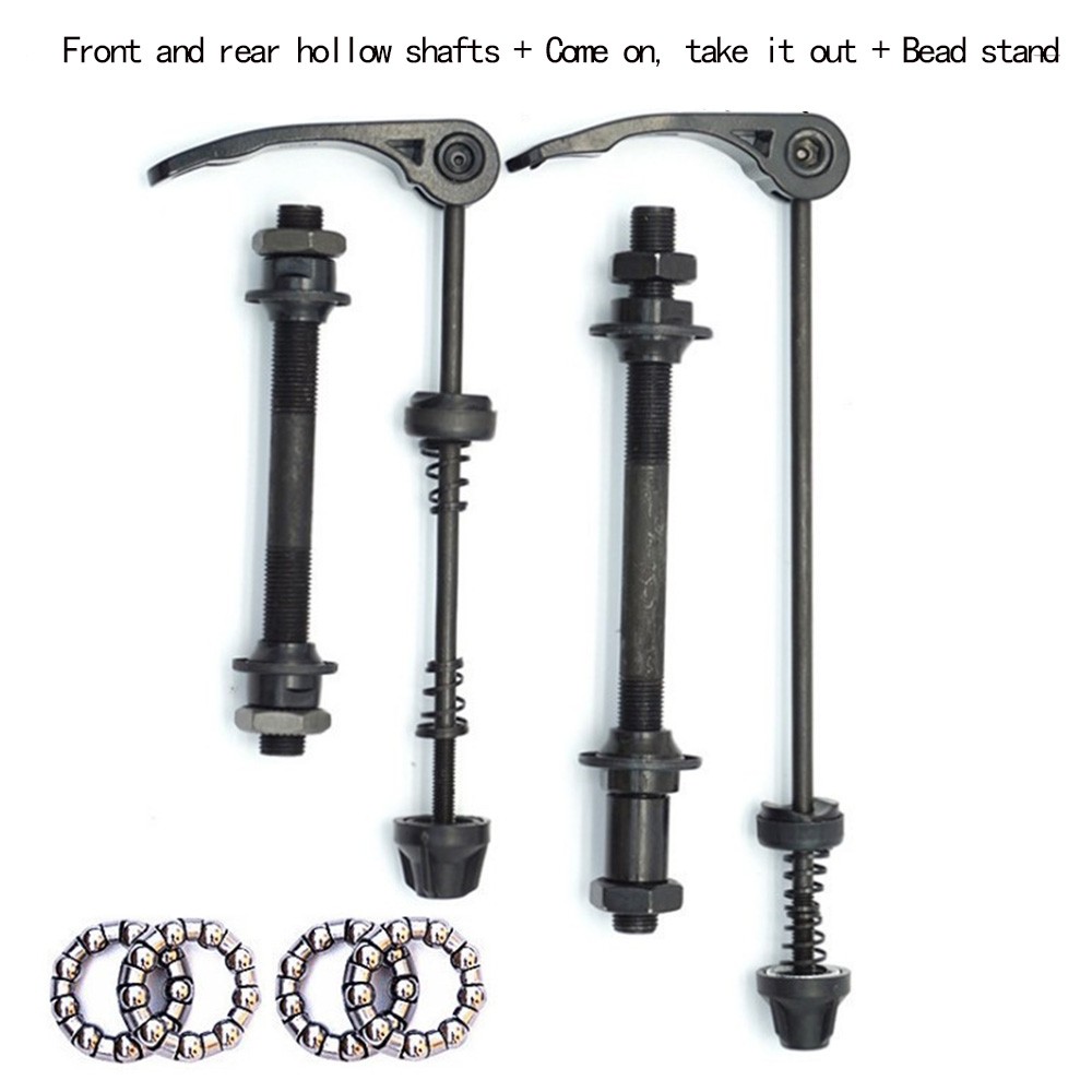 1 Set MTB Bike Axle Front Rear - Quick Release Skewer ulasan dan harga